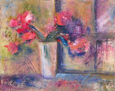 Original Expressionism Floral Paintings by Irina Kara