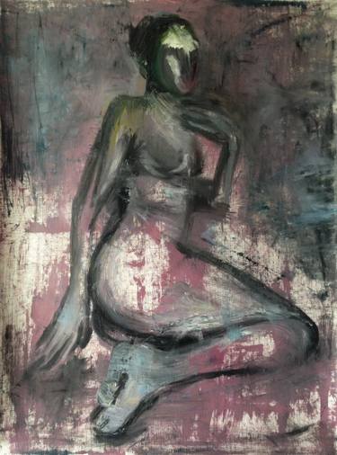 Original Abstract Expressionism People Paintings by Irina Kara