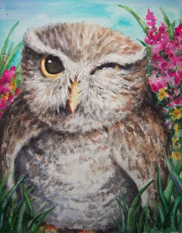 Original Fine Art Animal Painting by Conni Reinecke