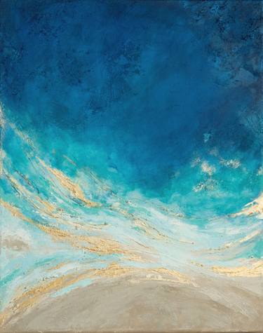 Print of Abstract Seascape Paintings by Anna Wawrzyniak