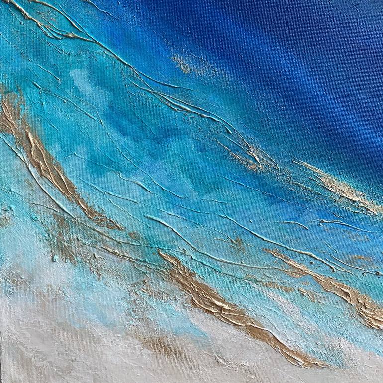 Original Abstract Seascape Painting by Anna Wawrzyniak