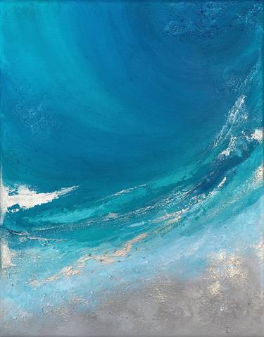 Original Abstract Seascape Paintings by Anna Wawrzyniak