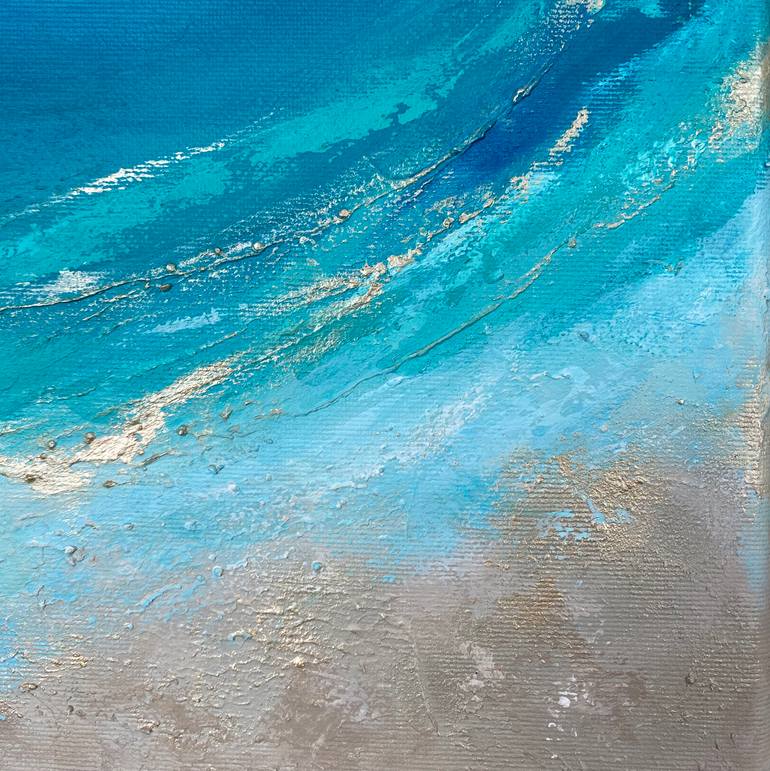 Original Abstract Seascape Painting by Anna Wawrzyniak