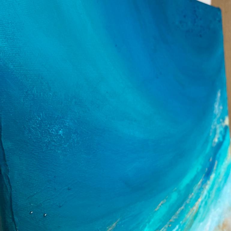 Original Abstract Seascape Painting by Anna Wawrzyniak