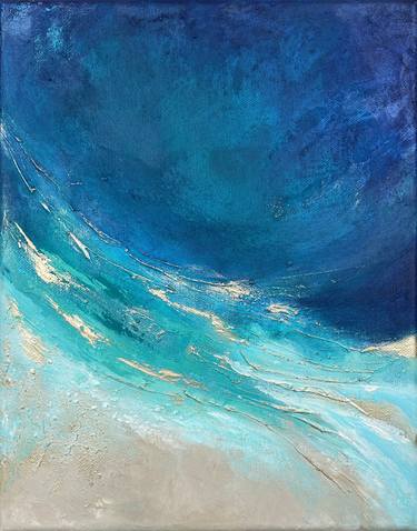 Original Abstract Expressionism Seascape Paintings by Anna Wawrzyniak