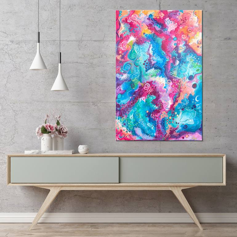 Original Abstract Painting by Anna Wawrzyniak