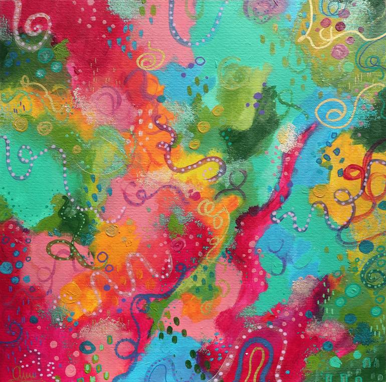 Happy Life Painting By Anna Wawrzyniak | Saatchi Art