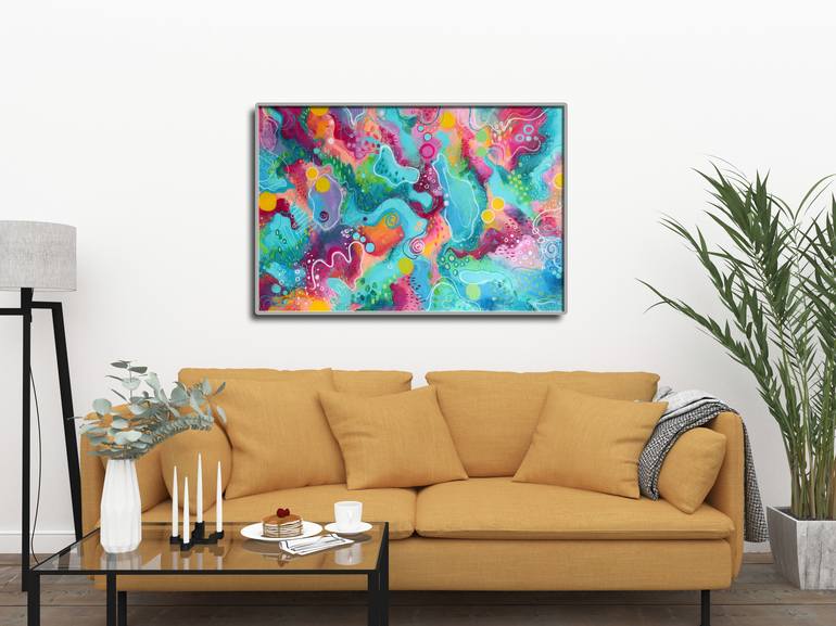 Original Abstract Expressionism Abstract Painting by Anna Wawrzyniak