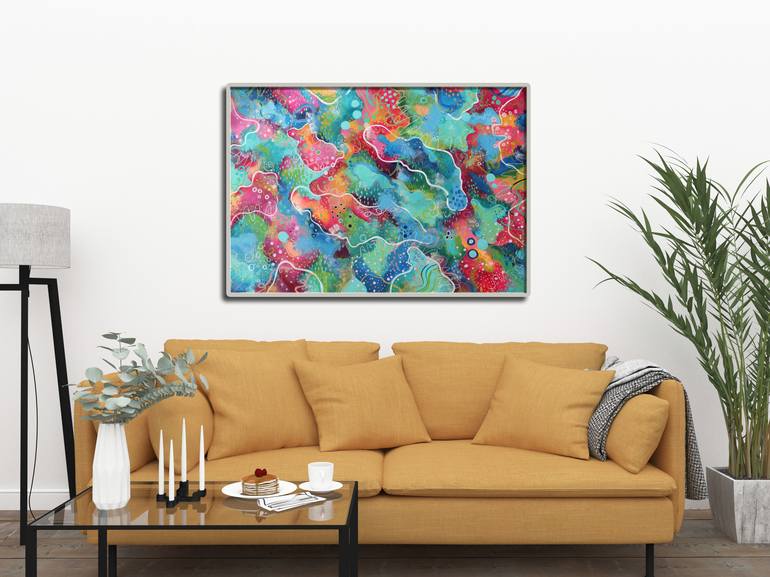 Original Abstract Expressionism Abstract Painting by Anna Wawrzyniak