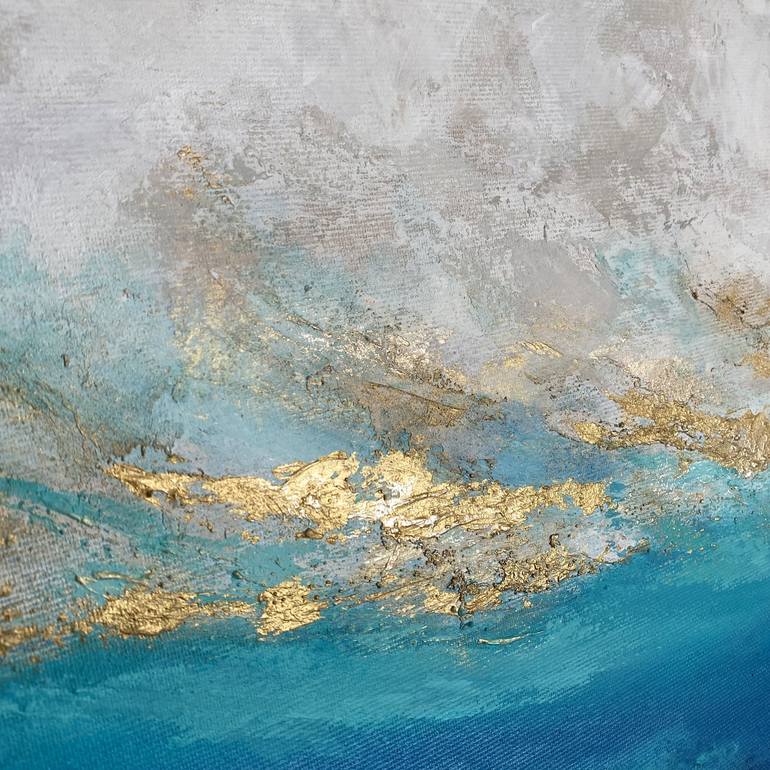 Original Abstract Water Painting by Anna Wawrzyniak