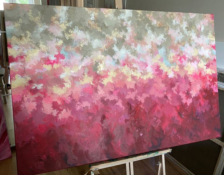 Original Abstract Expressionism Abstract Painting by Anna Wawrzyniak
