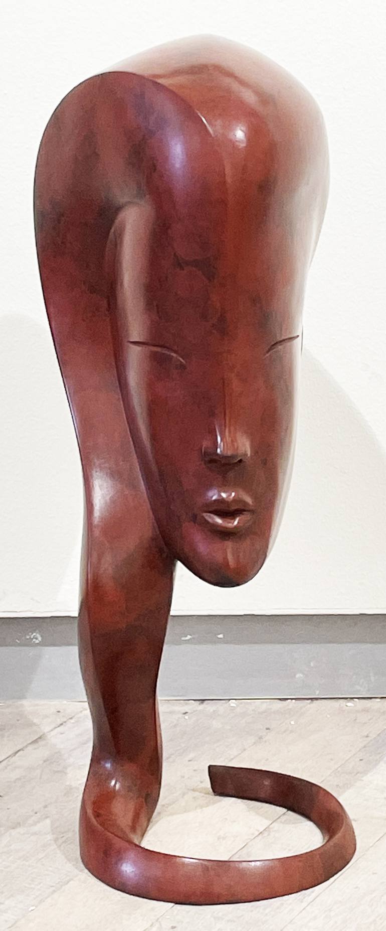Original Figurative People Sculpture by Rene Rikkelman