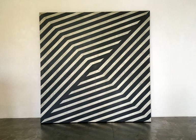 Original Conceptual Abstract Painting by Dusa Jesih