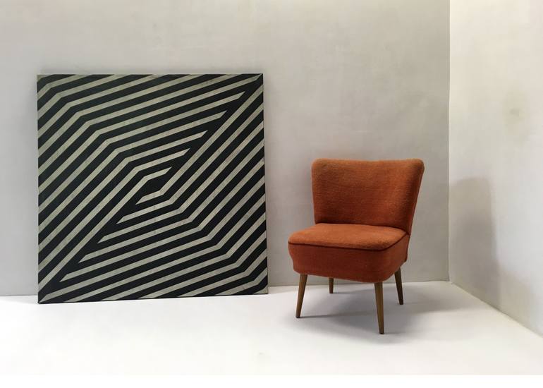 Original Conceptual Abstract Painting by Dusa Jesih