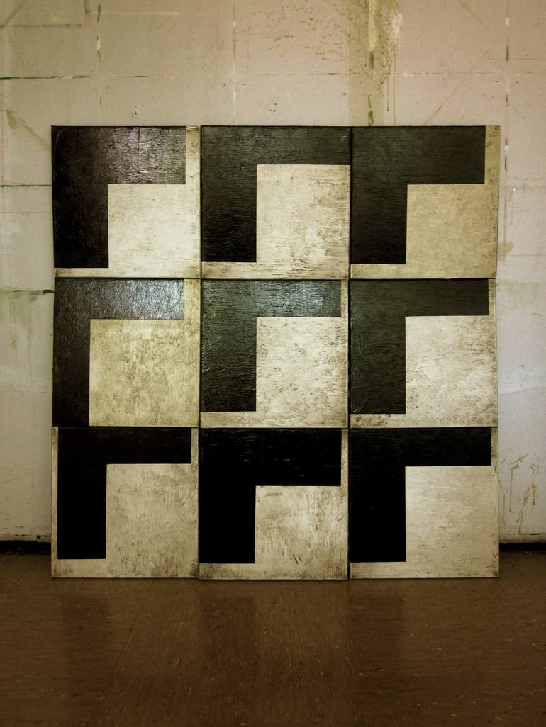 Original Minimalism Abstract Painting by Dusa Jesih