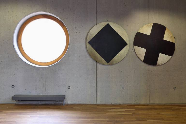 Original Minimalism Abstract Painting by Dusa Jesih