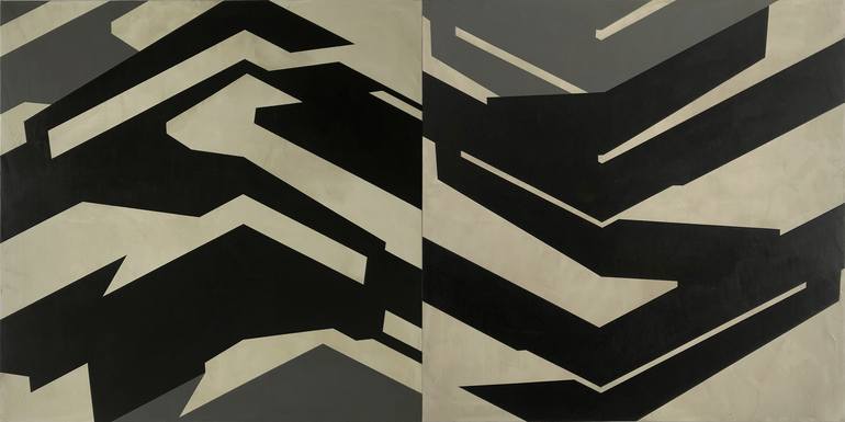 Original Minimalism Abstract Paintings by Dusa Jesih