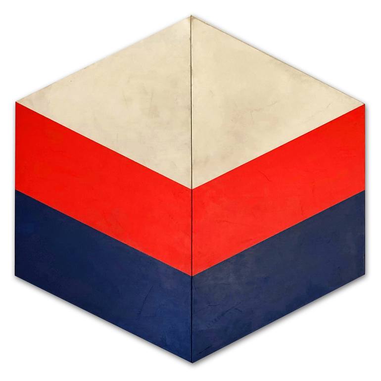 Original Minimalism Abstract Painting by Dusa Jesih