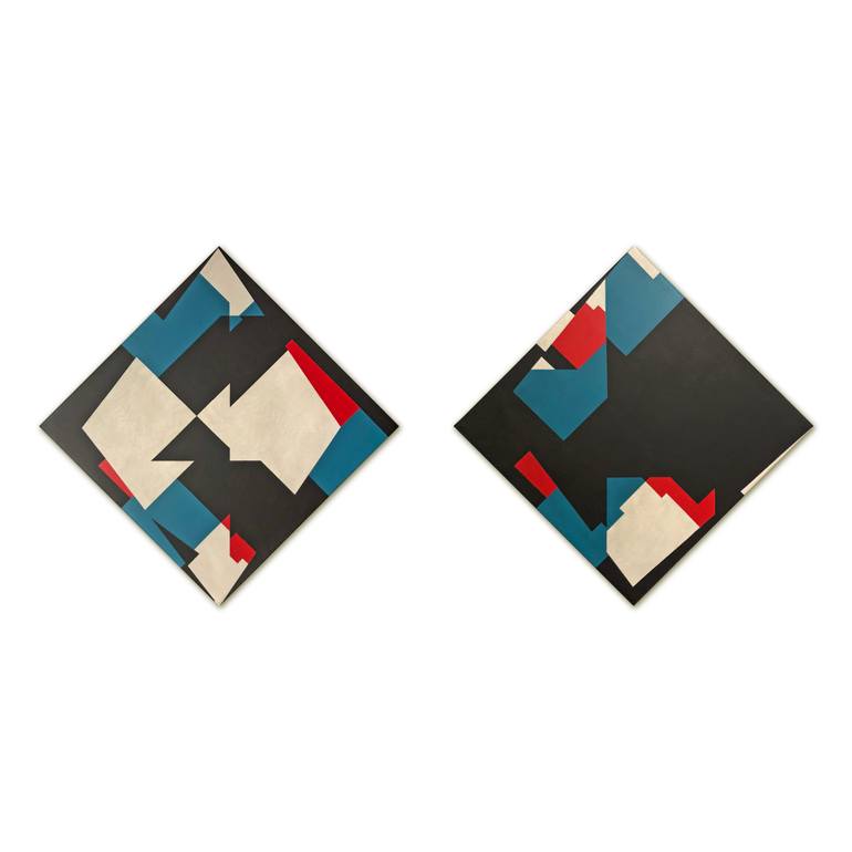 Original Minimalism Abstract Painting by Dusa Jesih