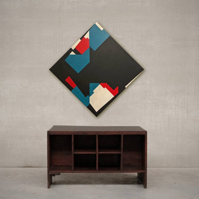 Original Minimalism Abstract Painting by Dusa Jesih