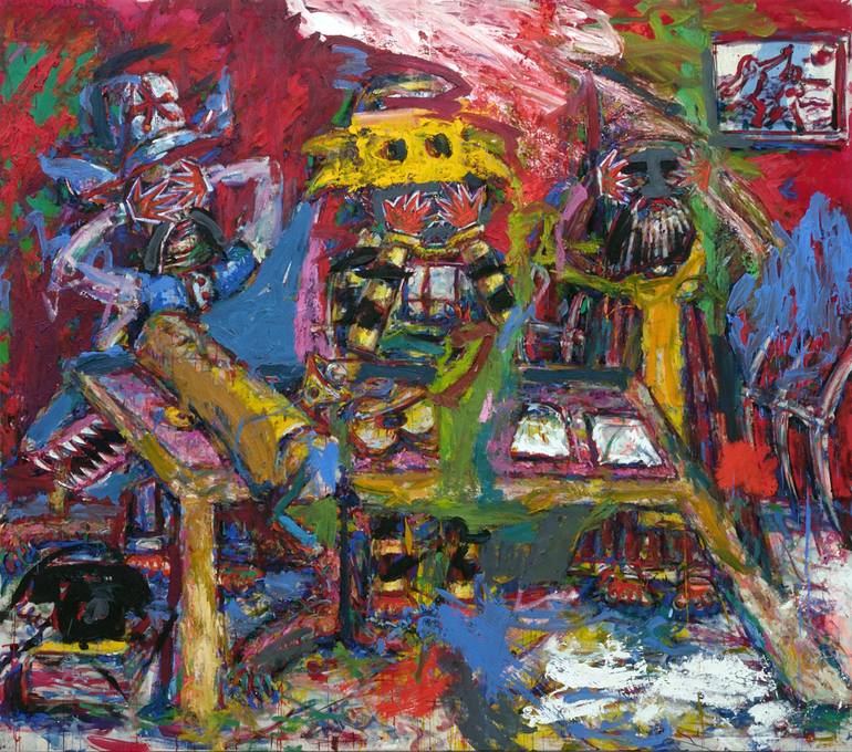 The Exile Brothers Painting by Anastasios Kaliakatsos | Saatchi Art