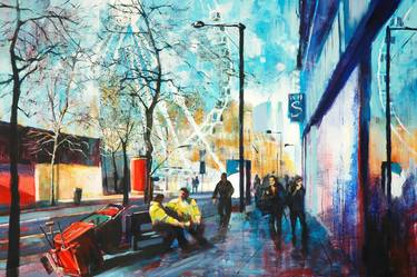 Original Cities Paintings by carl henderson