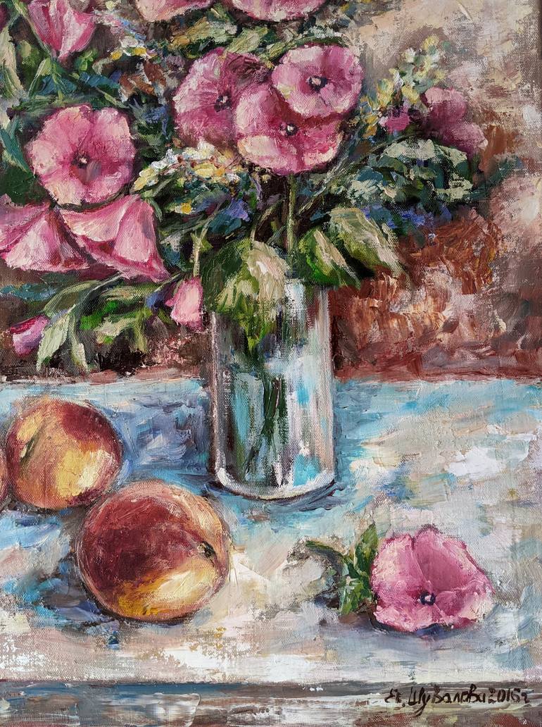 Original Realism Still Life Painting by Kateryna Shuvalova