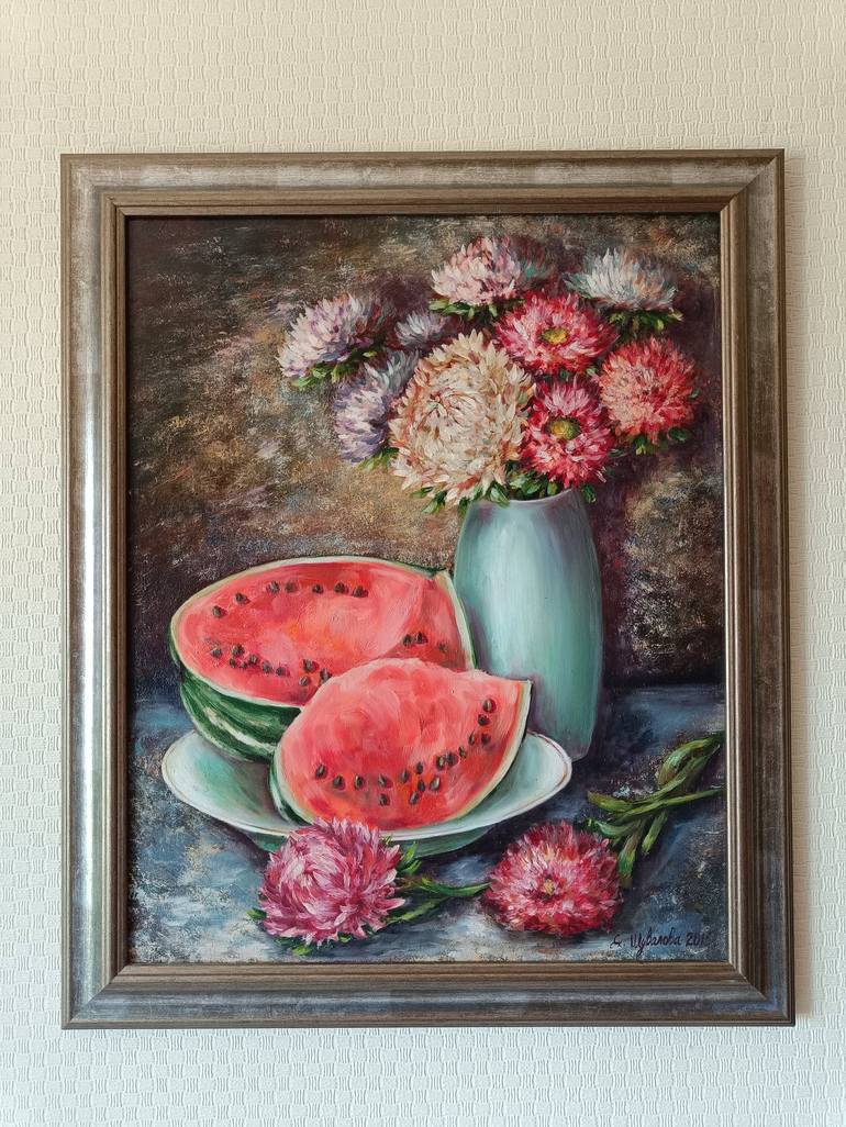 Original Realism Still Life Painting by Kateryna Shuvalova