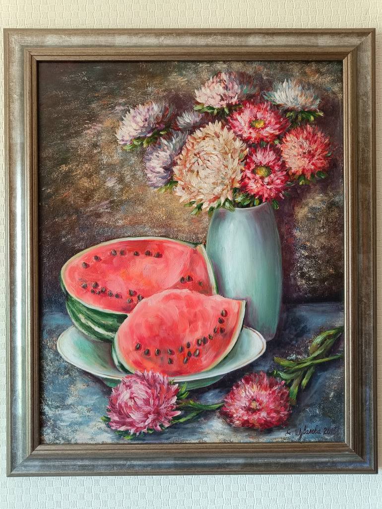 Original Realism Still Life Painting by Kateryna Shuvalova