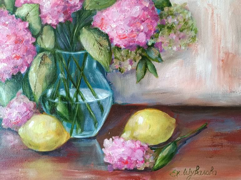 Original Realism Still Life Painting by Kateryna Shuvalova