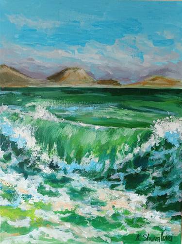 Original Contemporary Seascape Paintings by Kateryna Shuvalova