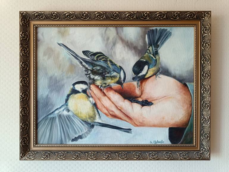 Original Contemporary People Painting by Kateryna Shuvalova