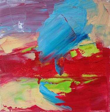 Original Abstract Expressionism Abstract Painting by Kateryna Shuvalova