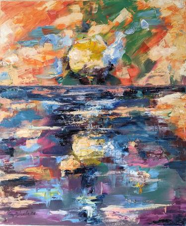 Print of Impressionism Abstract Paintings by Kateryna Shuvalova