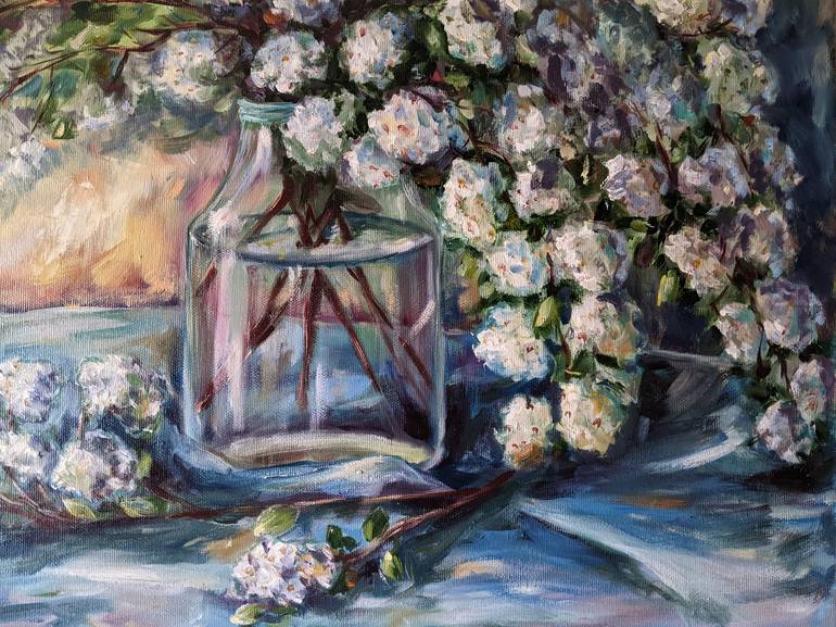 Original Realism Floral Painting by Kateryna Shuvalova