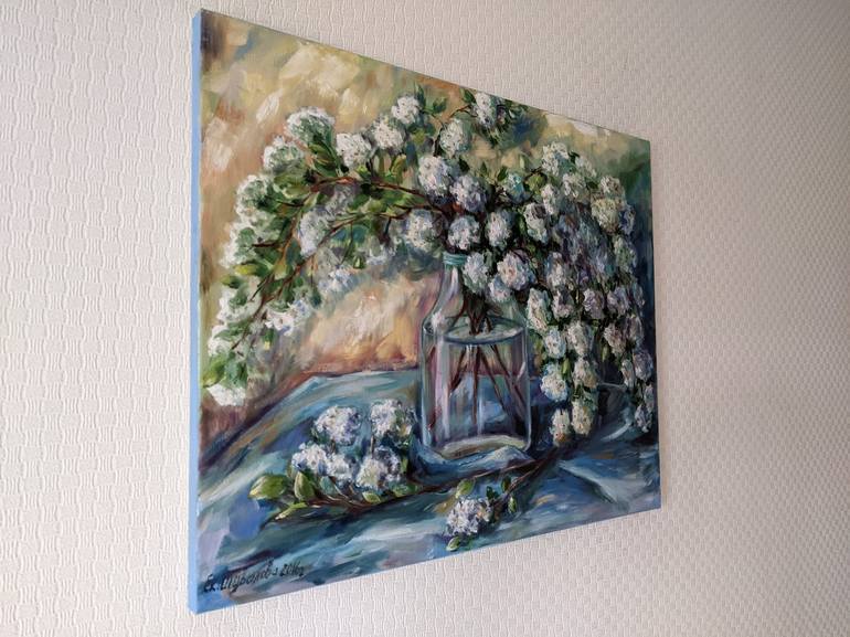 Original Realism Floral Painting by Kateryna Shuvalova