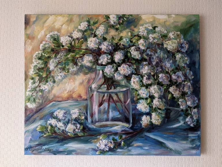 Original Realism Floral Painting by Kateryna Shuvalova