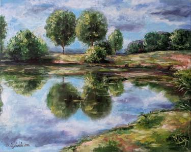 Print of Realism Landscape Paintings by Kateryna Shuvalova