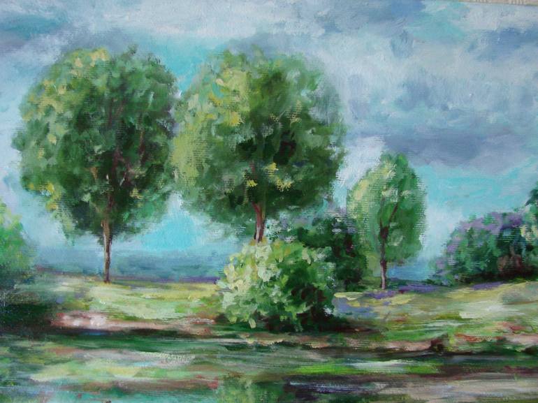 Original Realism Landscape Painting by Kateryna Shuvalova