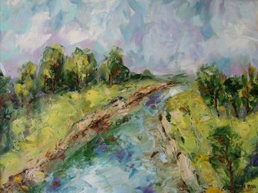 Print of Abstract Landscape Paintings by Kateryna Shuvalova