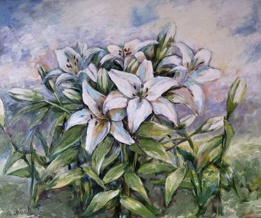 Original Impressionism Floral Paintings by Kateryna Shuvalova