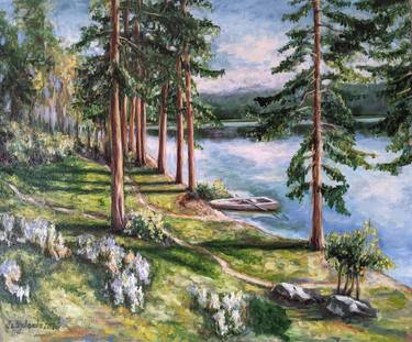 Print of Fine Art Landscape Paintings by Kateryna Shuvalova