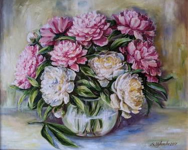 Print of Photorealism Floral Paintings by Kateryna Shuvalova