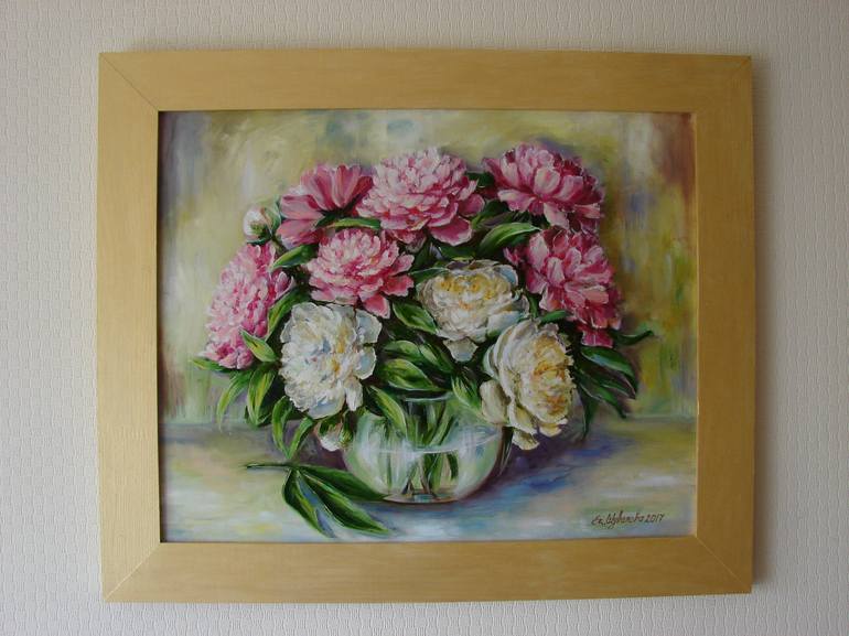 Original Floral Painting by Kateryna Shuvalova