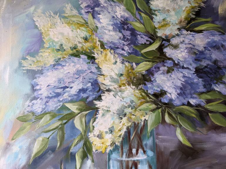 Original Floral Painting by Kateryna Shuvalova