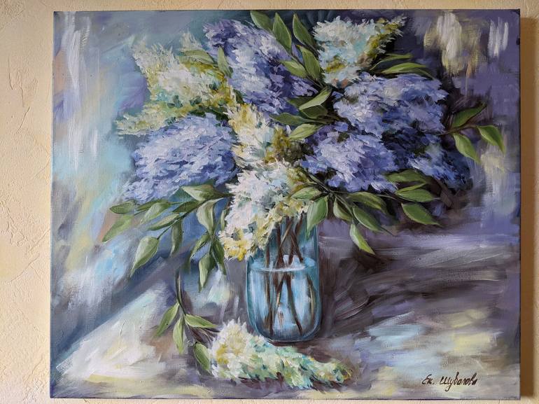 Original Floral Painting by Kateryna Shuvalova