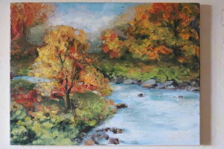 Original Landscape Painting by Kateryna Shuvalova