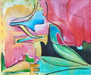 Original Expressionism Abstract Paintings by Sylwia Skoczylas-Quagraine