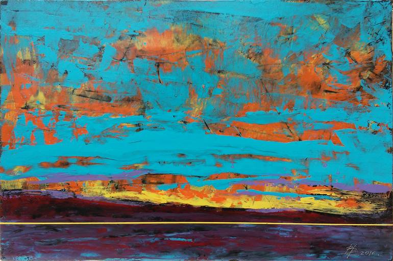 World Of Sky #181 Painting by Vitali Koriakin | Saatchi Art