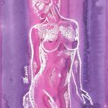 Nude on lucid violaceous #2. by Vitali Koriakin